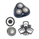 Original adapté pour le rasoir Feike FS926 Couteau Head FS927 Blade Net Razor Cover Bracket Accessoires FS9273 BLADE + 3 NETT DE COUTEAU +
