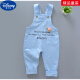 Disney Baby Baby Cumps Spring и осенний тонкий стиль можно открыть с помощью промежности 1-3-летних детских брюк с чистым хлопком для детей, одиночные брюки для детей, 1098 двойной светло-светло-коричневый коричневый цвет 80 см (M-код рекомендуется 16-20 JIN [JIN равно 0,5 кг])))