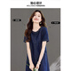 
Ehangy light luxury brand dress for women 2025 summer new high-end slim casual and fashionable short-sleeved straight skirt picture color L