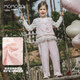 Mamimaca Momoco Girls Set Frühling und Herbst reines Baumwoll bequeme und süße zweiteilige Set Full Print 130