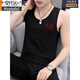 Modal 2025 Neue Sommerweste für Männer koreanischer Stil Trendy Slim ärmellose T-Shirt Student Sport Sweatshirt reine Baumwollweste 02 Group-M9208 White + M9793 White M [Vorschlag: 85jin [Jin gleich 0,5 kg] bis 100jin [Jin gleich 0,5 kg]]]