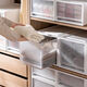 Pupan Schublade Schuh Aufbewahrungsbox Kleidung Aufbewahrungsbox Plastiklagerschrank transparent Aufbewahrungsbox Kleidung Sortierbox Schuhkarton 9227 Tiefe 43.8 Breite 34 Höhe 19 Zwei Kombinationen
