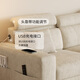 Dudumeijia Multifunktional einstellbares Wohnzimmer 2025 Neues Baumwoll-Leinensofa Kleine Wohnung Demontage und Waschleistung Chenille Sofa 116#