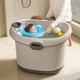 Kaimiao Kaaimool Children's Bath Bucket Bath Bucket Bath Bucket Bath Bucket Bath Bucket Swimming can sit on the big bath Bucket Debang Home Ash + Shower + Zhuanzhuan Le Gift Pack