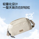 
Lef steamed bun bag 2025 new simple, fashionable, lightweight, large capacity crossbody bag white apricot color