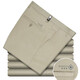 Bangqi Casual Hosen für Männer im Frühjahr und Sommer dünnes Geschäft ohne bügeln, ohne die Hose der Herren der Herren, tiefgreifende Baumwolle gerade und locker hohe Taille Länge 3524/versteckt blaues Dunkelmuster 29 (Taillenumfang 2 Fuß 2