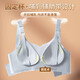 哺乳内衣产后喂奶专用收副乳防下垂孕妇孕期孕哺两用大码文胸罩女 蓝色 2XL 【建议140-160斤40BCDE】