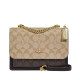 Entrenador (entrenador) [Suministro directo de marca] Bolsa de mujeres Bolsa de órgano de mujeres Regalos de la cadena de la cadena cruzada de un solo hombro para la novia Khaki Brown CD866 Imuoh