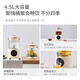 SPUCR health pot household 0 coating large capacity high power multifunctional flower teapot fruit tea milk tea bucket smart water boiling electric kettle basic model 4.5L 304 stainless steel