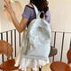 Backpack for ladies 2025 new Korean style versatile fashion trend travel backpack casual campus middle school schoolbag yellow SG8447