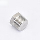 Meng Shanghong 304316L stainless steel high-pressure external thread plug, forged external tooth pipe plug, external thread solid plug 4 minutes 6 minutes ZG1-1/4 1.2 inches (316L material)