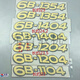 丽田机罩贴花贴字6B11046B12046B13546B1404拖拉机农机配件成套 6B1354一对