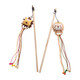 Jingdong Express cat toy wooden pole lion cat teasing stick with bell shape cute bite-resistant interactive toy lion