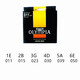 Olympus Olympia Box Electric Guitar String Strings Folk Strings Caderas de guitarra acústica Cadenas de guitarra cuerdas HQA-1047 (010-047)