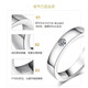 PT950 platinum ring for male and female couples, wedding diamond ring, classic tail ring, Chinese Valentine's Day birthday gift for girlfriend, women's size 14 light luxury model