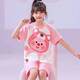 Детская пижама Pure Cotton Cotton Completeed Summer Thin Beaver Ruby Loppy Cartoon Little Girl Home Clothing Set 6629# Pikachu 145 размер 16 рост 138 см.
