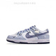 耐克（NIKE）球鞋定制  Dunk 轮回星瞳 宇宙星辰 低帮板鞋 黑蓝灰 FQ8826-100(Team691-月夜星河) 42