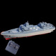 055 Destructor Nuevo control remoto Buque Buque de guerra Aeronave de aviones Agua Modelo de simulación de juguetes para niños Guardia Electric Military Xianniu Carga grande Destructor de color primario 055 Estándar oficial de accionamiento + destornillador + Batería de control remoto
