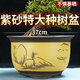 多瑙梦宜兴紫砂兰花盆圆口盆阳台君子兰绿萝绿植多肉特大陶瓷盆 695大号