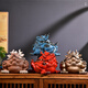 
Zeng Guoqing Ceramics and Golden Toad Ornaments Large Three-legged Toad Shop Living Room Cash Desk Decoration Opening Gift Product 9215