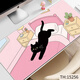 
Ruqinlian Black Cat Mouse Pad Extra Large Men's and Women's Workstation Office Computer Desk Pad Customized E-Sports Keyboard Pad Smooth Thickened Locking Wrist Guard Pad Customized Anti-Slip and Wear-resistant Cute Cartoon 15259 Kitten Fantasy Long 1000mmX Width 500mmX Thickness 5mm