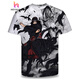 
Yamamori Nanshi 2025 short-sleeved Naruto anime series T-shirt 3D printed trendy casual tops Xiao Quan family photo TXU1504 S suitable for 80-90Jin [Jin equals 0.5 kg]