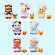森贝儿家族（Sylvanian families）厨师7宝套装 过家家女孩玩具玩偶套装