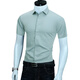 Gy Youngorhanp Yager Herren Kurzärmel-Shirt 2025 Neuer Sinn für neue Stil Nicht-Soled Anti-Falten Business Casual High-End-Sommer halb Ärmel Schwarz PL6167D S 38