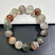 Bracelet de cristal fantôme à mille couches pour quatre saisons Natural Full Full Ghost Greed Red Ghost Bread Bracelet QCSJ12244 Perle Diamètre d'environ 12 mm