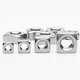 Jinggong stainless steel square nut square nut thin nut square nut square nut square nut 20% off M4*7*3 50 pieces 201 material