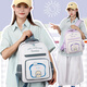 Schoolbags for female primary school students in grade 1 and 2, lightweight, high-value waterproof backpacks for kindergartens, small, middle and large classes, new style 1428# purple [no gifts] grades 1-2