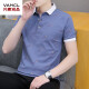 Vanke Eslite Lei Jun Lapa de verano Camiseta de manga corta Manga de cuello juvenil para hombres Versátil Versátil Pol Black Qy679 M 100-120Jin [Jin iguala 0.5 kg]