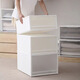 Yonghuan drawer shoe storage box Clothes storage box Plastic storage cabinet Transparent storage box Clothes sorting box Shoe box 9226 Depth 38.3 Width 29.5 Height 18.8