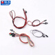Zejie boot button chassis desktop computer host switch cable restart cable POWER key RESET connection jumper 0.5 meter red and black computer startup restart cable No Specifications