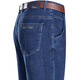 Sept Wolf (SW1960) Spring and Summer Cotton Cotton Jeans Business d'âge moyen pour hommes droits de grande taille décontractée papa lâche Pantalon long 3891 LAN DEEP SumM fine 30 [2 pieds 3]