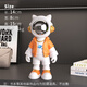 Chuxiang kreativer Astronaut Desktop Ornamente Office Desk Phrase Wohnzimmer Eingang Weinschrank Kinderzimmer Bücherregal Home Dekoration Astronaut Desktop Orange Orange [High 15 cm]
