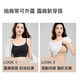 High-end liquid foundation, invisible and traceless back-beautiful underwear, women's bra, tube top, gathering breasts, light and thin, anti-sagging, single-pack, high-grade black, 2XL 140-160Jin Jin is equal to 0.5 kg