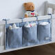
Sanqihu baby fence bedside storage hanging bag baby bedside storage bag diaper diapers diapers toy storage bag toys pink 2-piece thickened/easy to clean