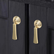 Yonghuan Nouveau tiroir en or nordique de style chinois brossé à poignée monoprophone armoire armoire porte de luxe lége