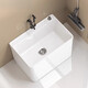 Hengjie Mop Pool Balcon Household Balcon Salle de bain Rectangular Ceramic Pool Pool Plancher-Sinsive Washing Mop White Pure 1047+ Aucun robinet