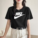 耐克（NIKE）女子夏季运动套装 跑步健身训练服休闲衣裤潮流时尚透气短袖短裤 短袖T恤+短裤/两件套 M