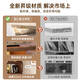 Yonghuan corner cabinet corner cabinet 90 degree wall triangle storage cabinet living room floor corner storage rack household bookshelf main picture cabinet door 12040cm - Tulip sandalwood - high