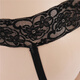 String mascules sous-vêtements sexe double tick sexy en dentelle transparente dentelle de lamerie vide de string sexy