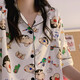 睡衣女三件套秋ins风卡通睡衣宿舍可外穿家居服套装秋 套WZL1476【高质量三件套】 2XL 【建议135-145斤】
