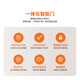 欧帝乐（OUDILE）通风甲级防盗门入户门+加厚锌合金透气通风门窗子母门+指纹智能锁 可视猫眼锁 2250*960/2150*1050