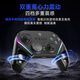 EasySMX Meteor D10 Wireless Game Controller Double Cut Trigger Switch Bluetooth TMR Joystick FPS Game PC Android Apple Mobile Game Mobile Computer Steam Dual Shadow Wonderland Fog Hidden Black Standard Base + Rocker Cap + Storage Bag