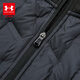 Under Armor Children's Clothing Children's Jackets Men's and Women's Jackets Winter Velvet Warm Hooded Sports Jacket 254324103 Black 170