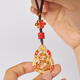 British Museum Oriental Dream Hollow Silk Hoisted Floral Hoist Rotable Keychain Pendant to Give My Girlfriend a birthday gift