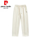 Pierre Cardin Herren Straight Hosen Frühlings- und Sommermodemarke Loose gerade Baumwollhosen Khaki Vielseitige Sportarten und Freizeithosen 6628 Khaki + 6682 Black M [95-115jin [Jin gleich 0,5 kg]]]