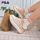 Fila offizielle Frauenschuhe Herbst neue Brettschuhe Radieschen Schuhe dicker Brot Schuhe Freizeitschuhe Sportschuhe Milch weiß/Rauch Rosenpulver-gr 37.5